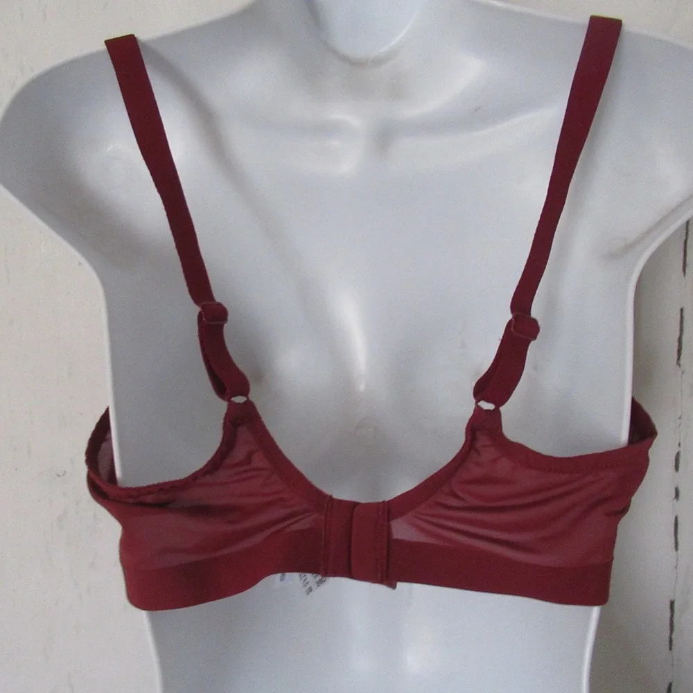 Wacoal Bra 36D Rust Shape Revelation Top T Shirt Underwire Back Closure 853387